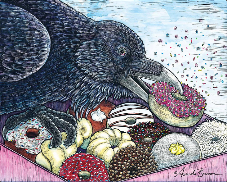 Common Raven © Amanda Brannon.