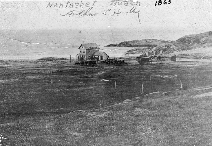 Hull had already started to become a seasonal tourist destination by 1865, but the beach remained wild at that time. All photos courtesy of the Hull Historical Society.