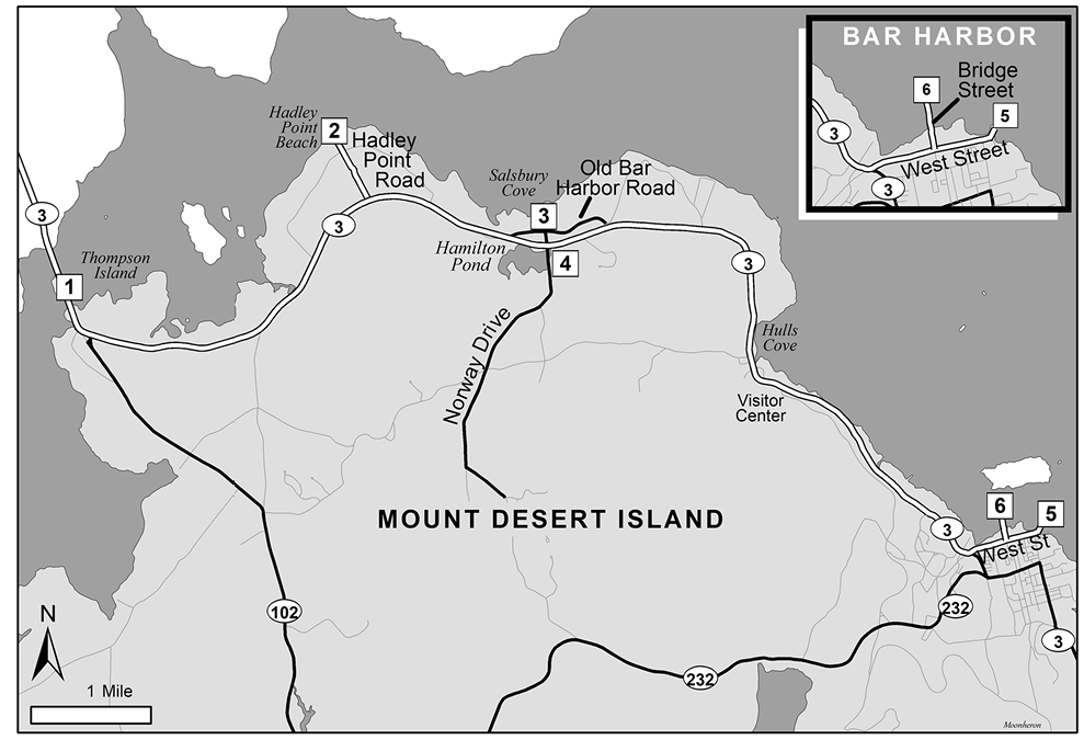 Mount Desert Island Map 1