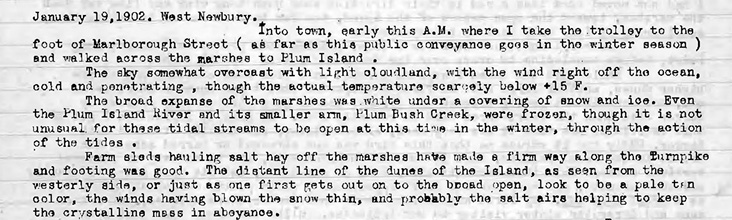 Excerpt from S. Waldo Bailey Journal