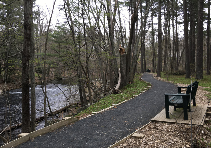 Swift River Universal Access Trail Loop, Palmer. Photograph by Marcy Marchello.