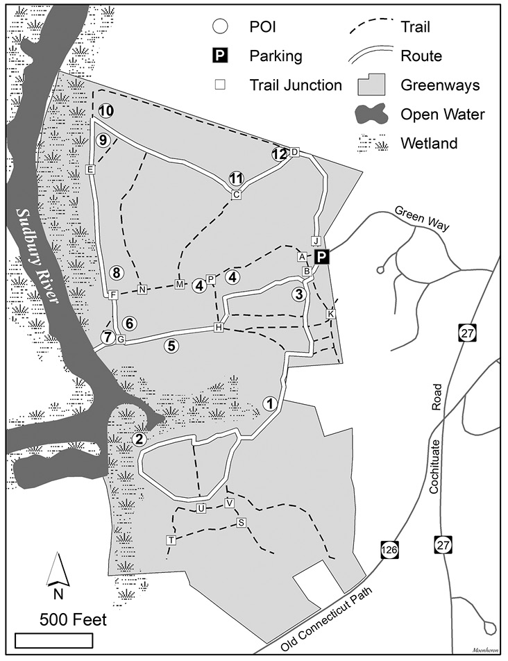 Map of Greenways Conservation Area