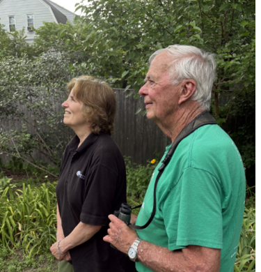 The author and her husband. Photograph courtesy of Bob Stymeist.