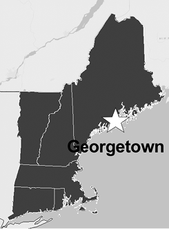 Georgetown, Maine locator